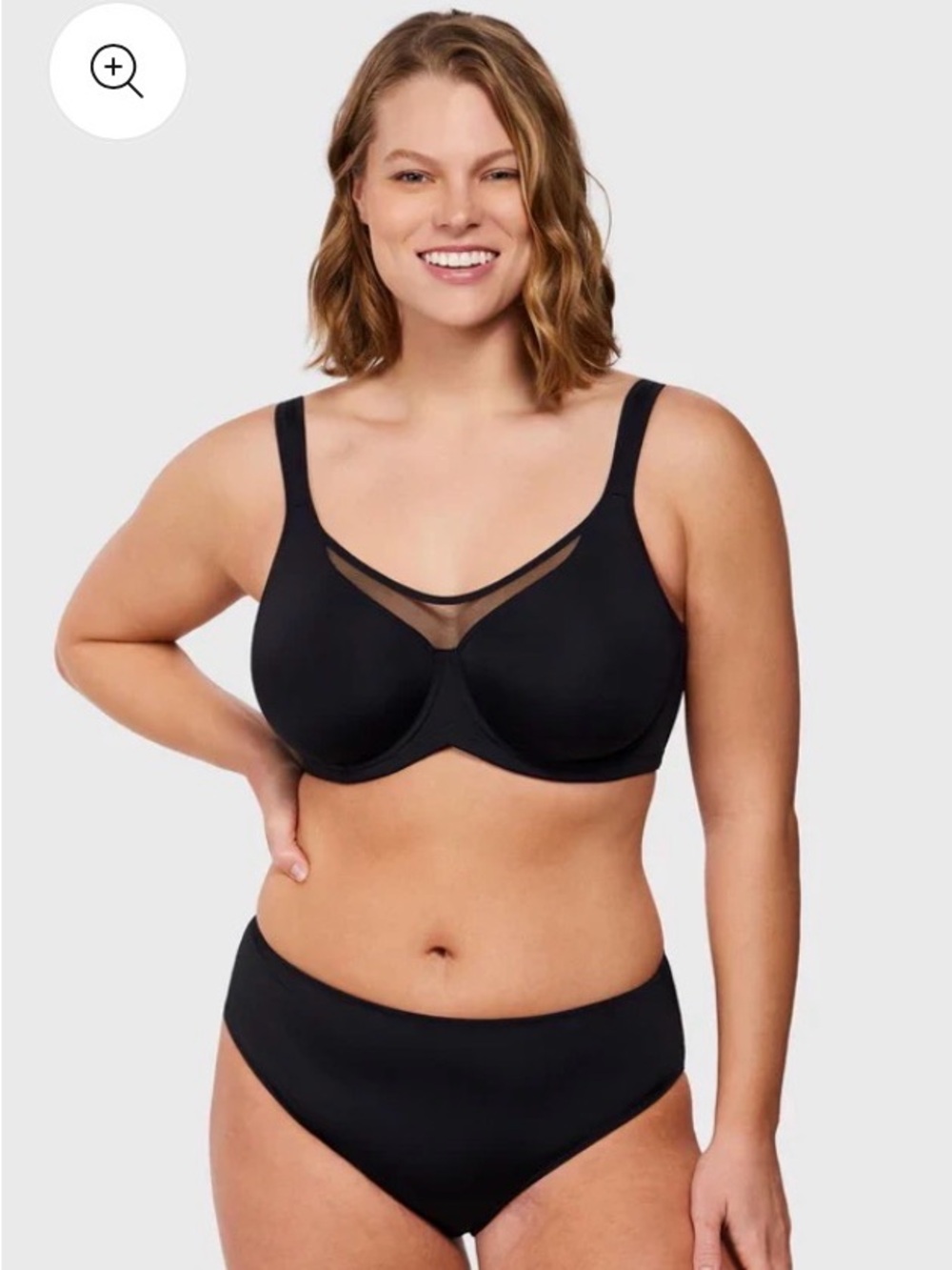 Hilaine Soft Cloud Minimizer Bra-Seamless